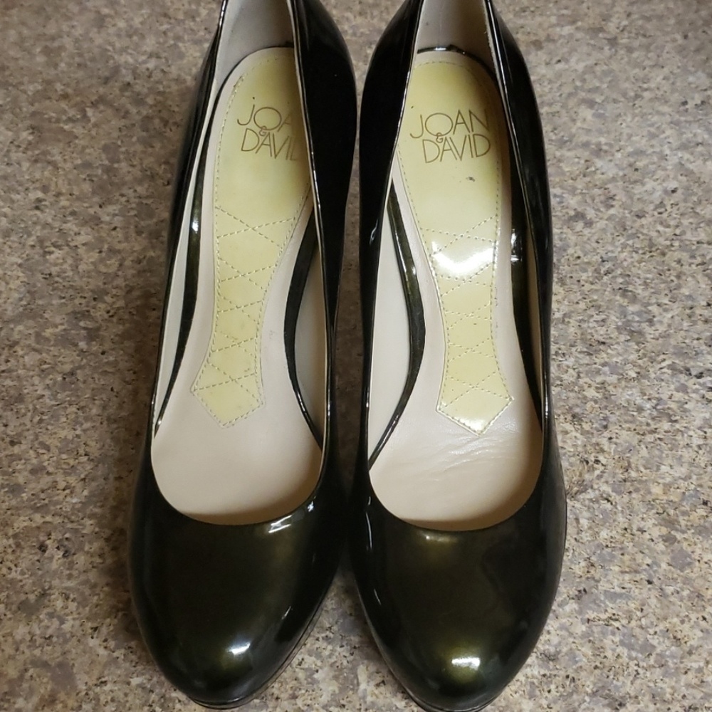 Joan and David platform stilettos
